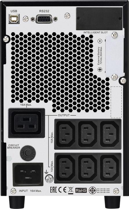 Produktbild APC Easy UPS On-Line Ext. Runtime SRV 3000VA, No Battery (3 VA, 2400 W, Online-Doppelwandler USV)