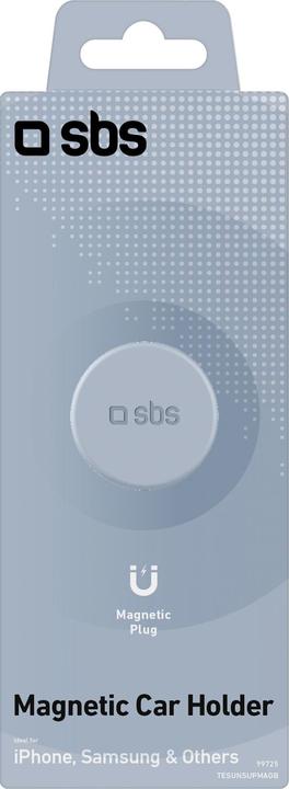 Produktbild SBS Auto-Magnethalterung rund silber
