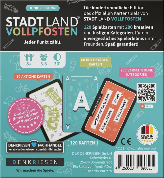 Immagine prodotto Denkriesen Stadt Land Vollpfosten - Ogni punto conta (Tedesco)