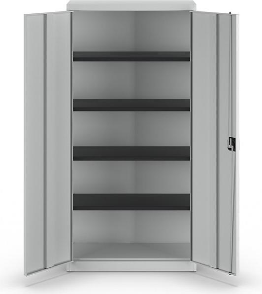 Actual product image Mauser Steel cabinet with hinged doors (95 x 42 x 195 cm)