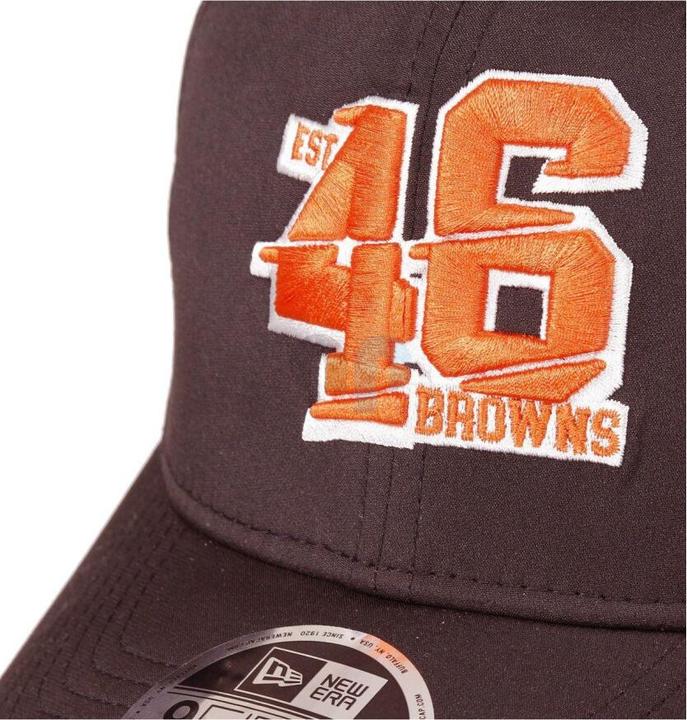 Immagine prodotto New Era NFL - Cleveland Browns - Established Number 9Fifty Stretch Snapback Cap Braun SM (54, 55, 56, 57)
