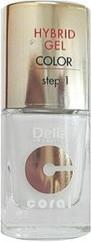 Produktbild Delia Cosmetics Cosmetics Coral Hybrid Gel Nail Polish No. 25 White 11ml