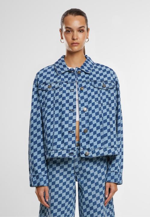 Image du produit Urban Classics Veste femme 80's oversized laser denim imprimé - 166871 (3XL)