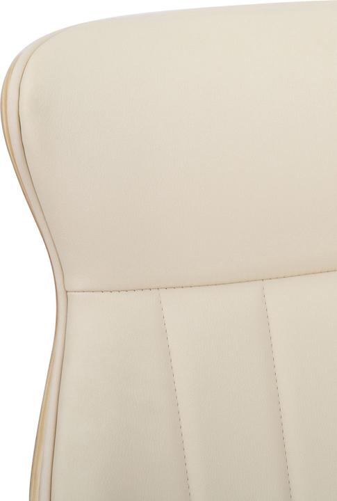 Image du produit CLP Chaise de bureau Melilla similicuir, natura/crème