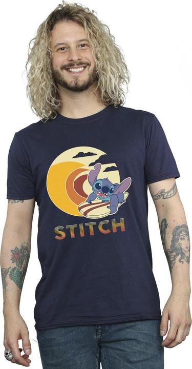 Immagine prodotto Disney Lilo & Stitch Summer Waves Maglietta Uomo (XXL)