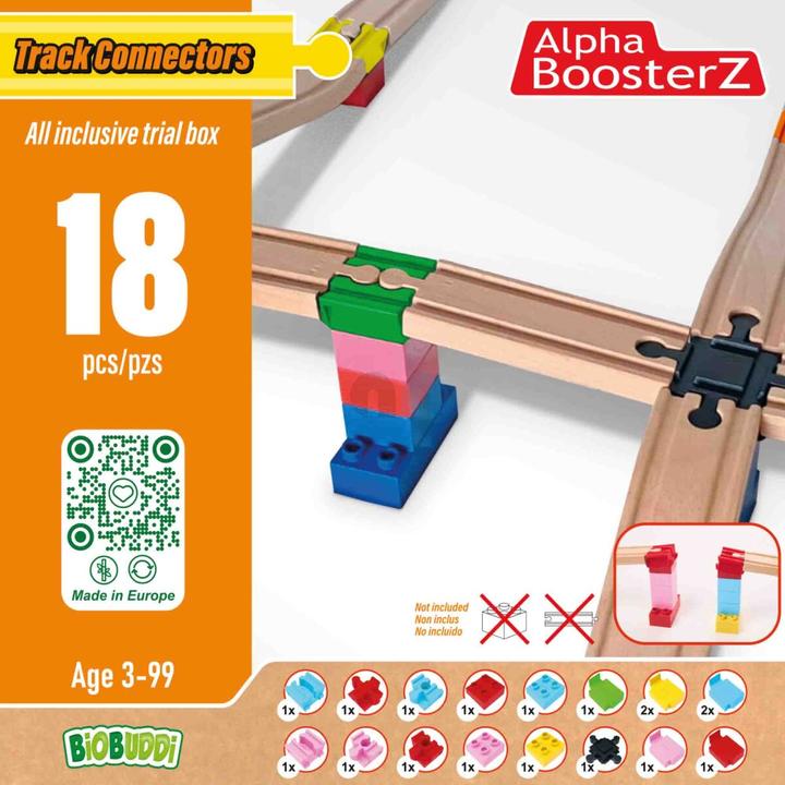 Immagine prodotto Alpha BoosterZ Connettori per binari - Trail Box tutto incluso (binari organici e connettori in pietra)