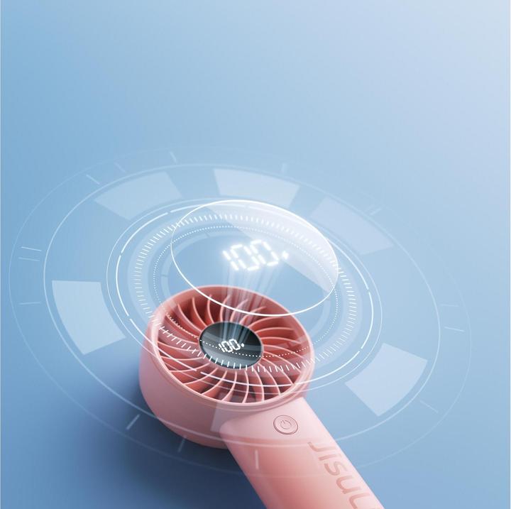 Immagine prodotto Jisulife Ventilatore portatile Life4 (3600mAh) rosa