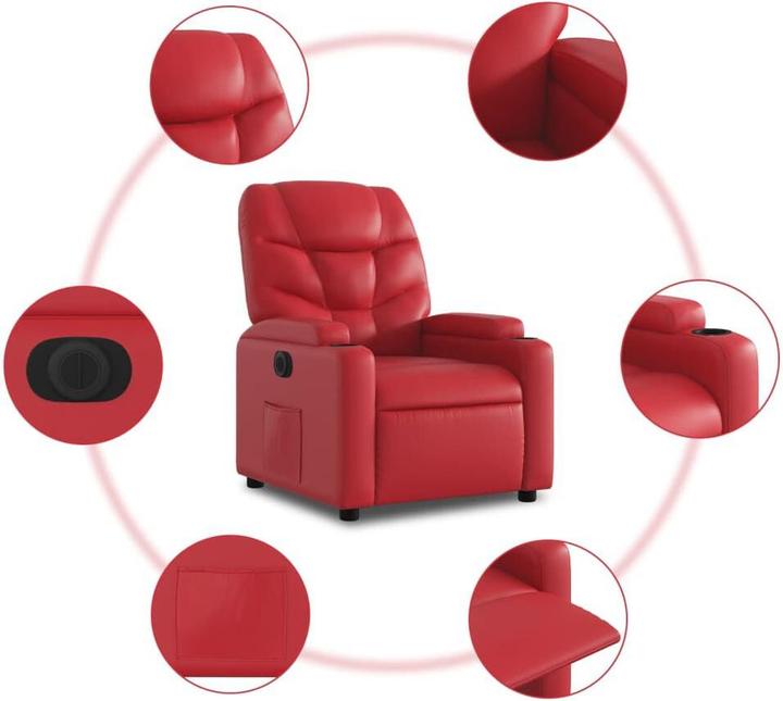 Immagine prodotto VidaXL Reclinabile con ausilio per l'alzata Similpelle elettrica