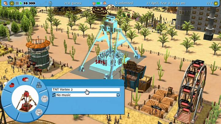 Actual product image Frontier RollerCoaster Tycoon 3 SWITCH UK Complete Edition Limited Run (Switch)