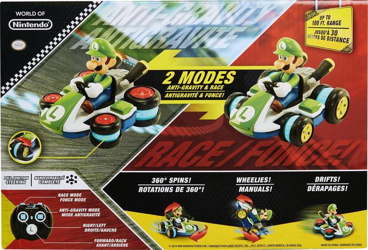 Image du produit Jakks Pacific Super Mario - Mario Kart Mini RC Racer - Luigi