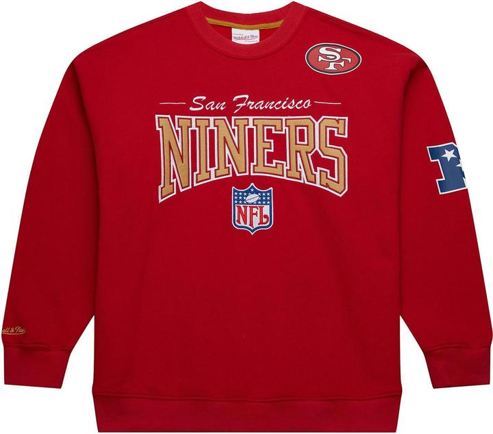 Produktbild Mitchell & Ness BACKPRINT Pullover San Francisco 49ers - M (M)