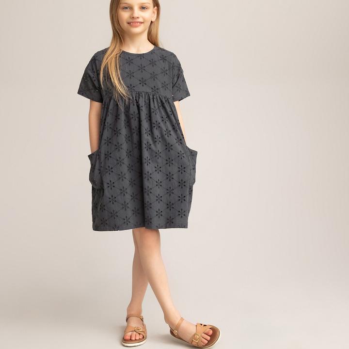 Immagine prodotto La Redoute Collections Kleid mit Lochstickerei (120 C)