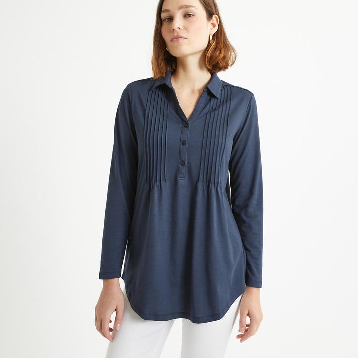 Immagine prodotto Anne Weyburn Camicia a maniche lunghe con colletto a polo (34)