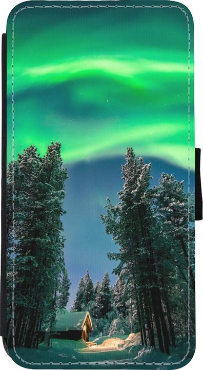 Actual product image PhoneLook Cover Wallet black Winter 22 Northern Lights (Apple iPhone XS Max)