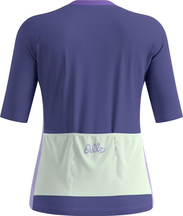 Actual product image Odlo Women's Essential Heritage Print Shirt S/S FZ (XL)