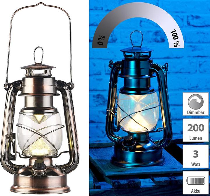 Actual product image Lunartec LED storm lamp (1 x)