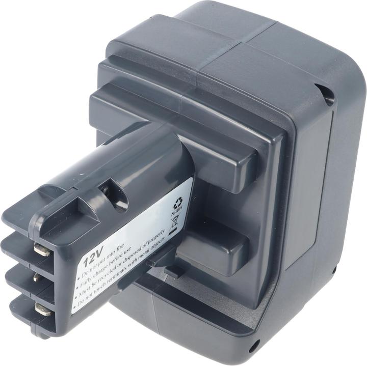 Actual product image AccuCell Battery Metabo BS 12, BST 12 SB12 (12 V)