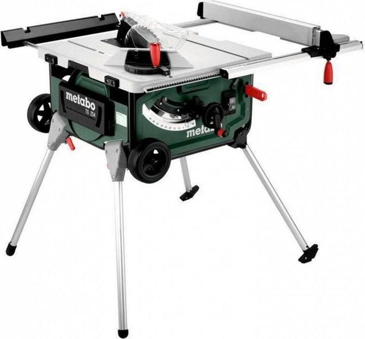 Metabo TS254 Tischkreissäge (mit Untergestell und Trolleyfunktion)