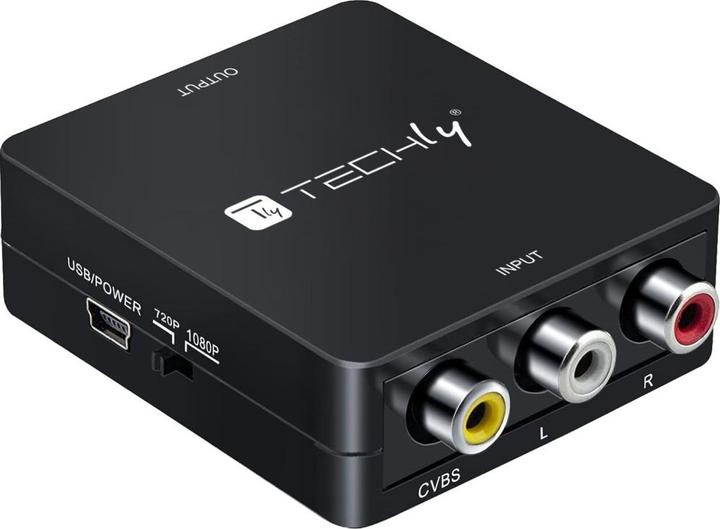 Actual product image NoName AV composite video and audio converter 3x RCA to HDMI 1080p
