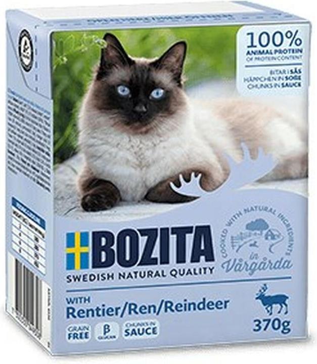 Image du produit Bozita Häppchen In Sosse Mit Rentier (Adulte, 1 pcs, 370 g)