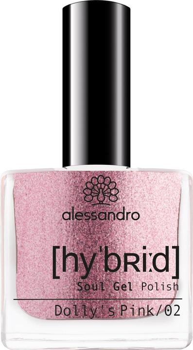 Immagine prodotto Alessandro Smalto per unghie Hybrid 107 Dolly's Pink (107 Rosa di Dolly, Smalto per unghie effetto gel)
