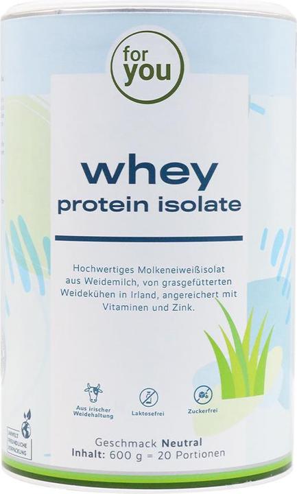 Actual product image For You whey protein isolate neutral - from Irish pasture farming, lactose-free (Neutral)