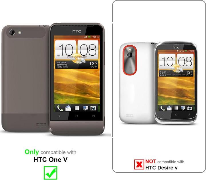 Actual product image Cadorabo Case for HTC ONE V with belt clip (HTC One V)