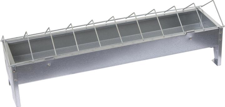 Image du produit Kerbl 71301 Mangeoire galvanisée 50 cm, 10 cm de large pour poules