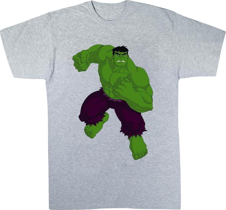 Actual product image Boys Hulk Pose T-Shirt (128)