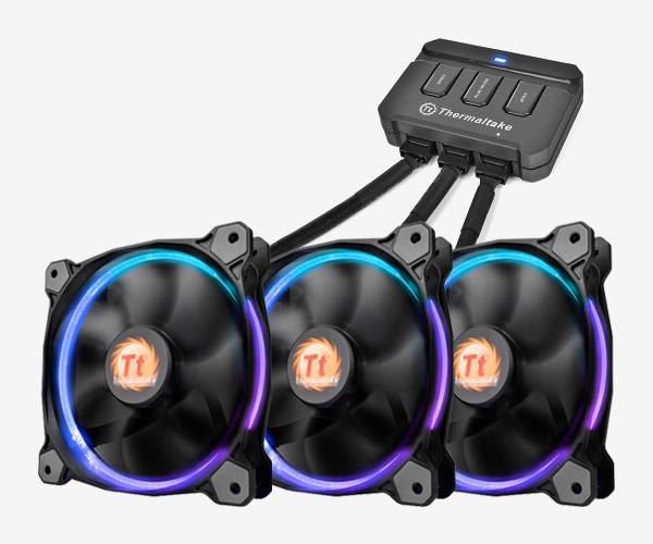 Actual product image Thermaltake Riing (140 mm, 3 x)