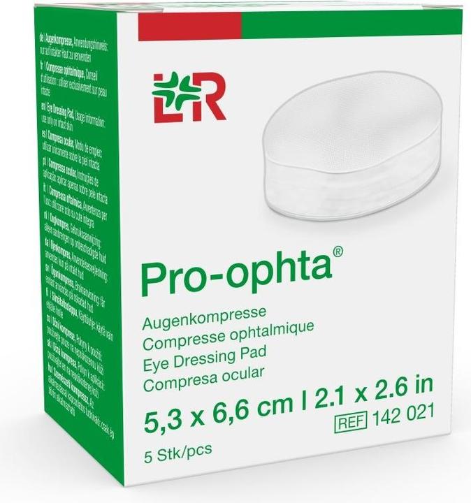 Image du produit Pro Ophta Pro-ophta Augenkompressen 5.3x6.6cm steril