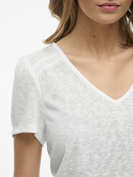 Image du produit Vila Kurzärmeliges Top mit V-Ausschnitt (XL)