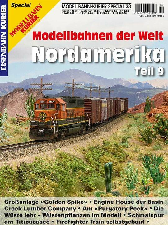 Image du produit Modellbahn-Kurier Special 33. Modellbahnen der Welt- Nordamerika Teil 9 (Allemand, Ek-Verlag GmbH, 2020)