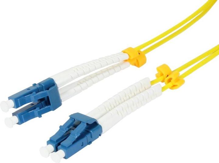 Produktbild Synergy 21 S217040 Glasfaserkabel 0,5 m 2x LC OS2 Blau (CAT7, 0.50 m)