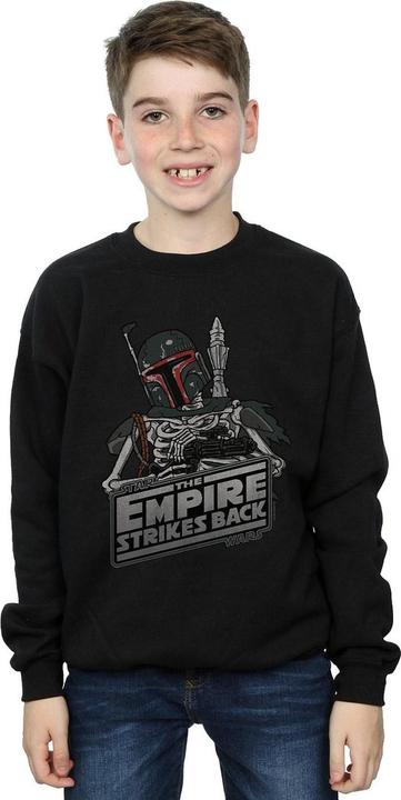 Actual product image Star Wars Boys Boba Fett Skeleton Sweatshirt (128)