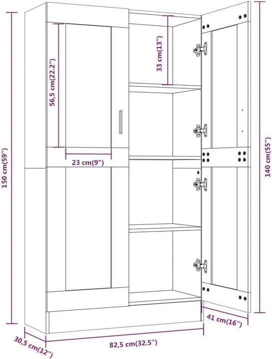 Immagine prodotto VidaXL Gizela (82,5 x 30,5 x 150 cm)
