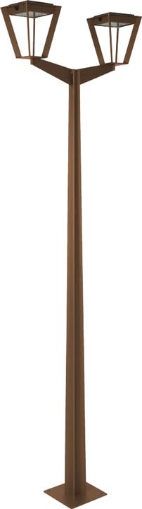 Actual product image Les Jardins Metro double solar floor lamp wireless 500 lumens (500 lm)