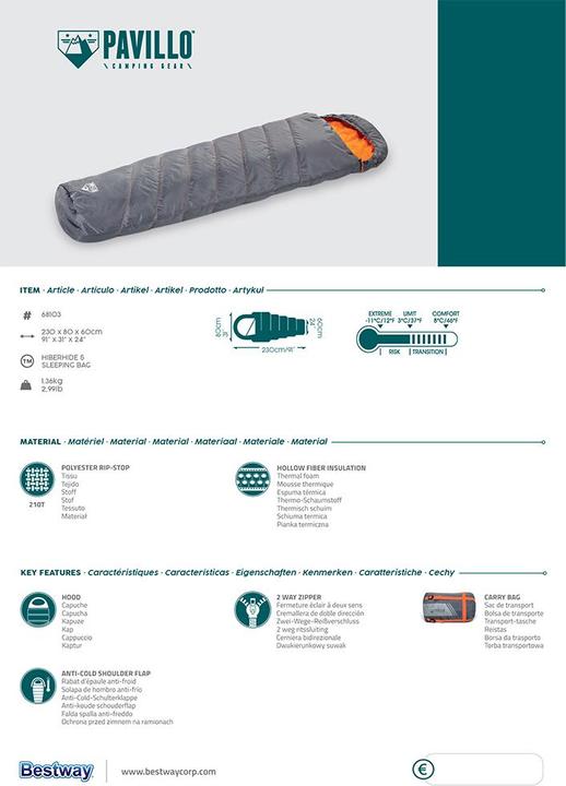 Actual product image Bestway Pavillo Hiberhide 6 (230 cm)