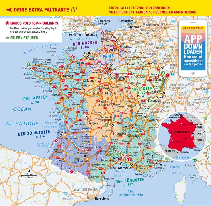 Produktbild Reiseführer Frankreich (Deutsch, Barbara Markert, Hilke Maunder, 2023)