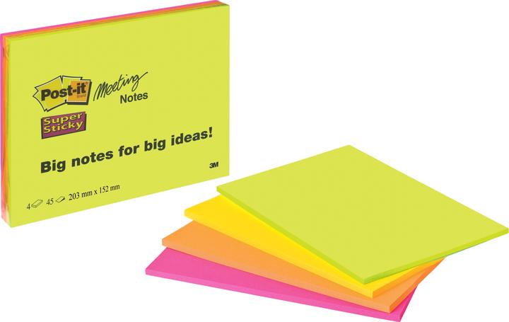 Post-it Super Sticky Big Notes (15 x 20 cm)