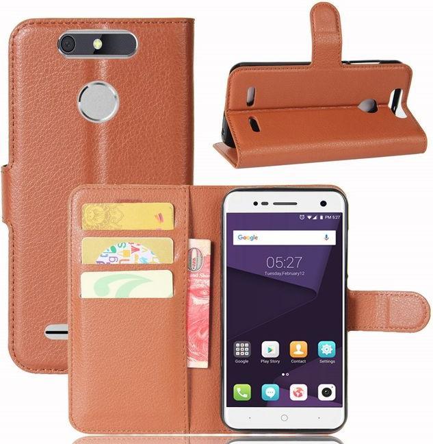 Actual product image MU Classic Litchi leather case (ZTE Blade V8 Lite)