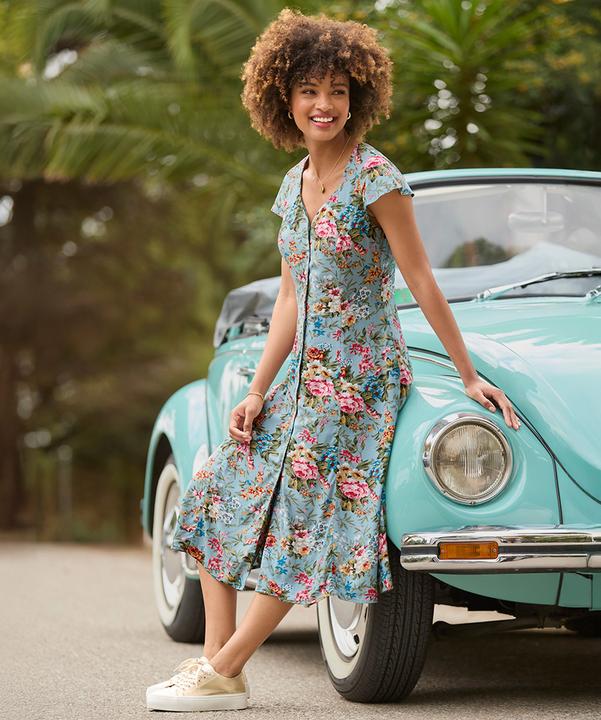 Produktbild Joe Browns Rose V-Neck Knee Dress (44)
