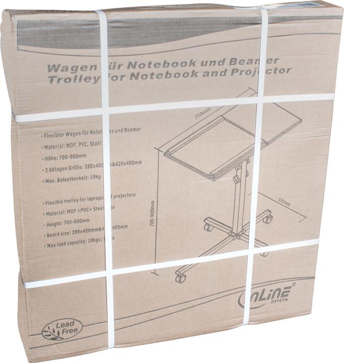Immagine prodotto InLine Taccuino / carrello Beamer