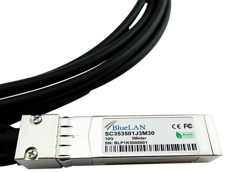 Produktbild BlueLAN Avaya SFP-H10GB-CU1M-AA kompatibles DAC SFP+ SC353501J1M30