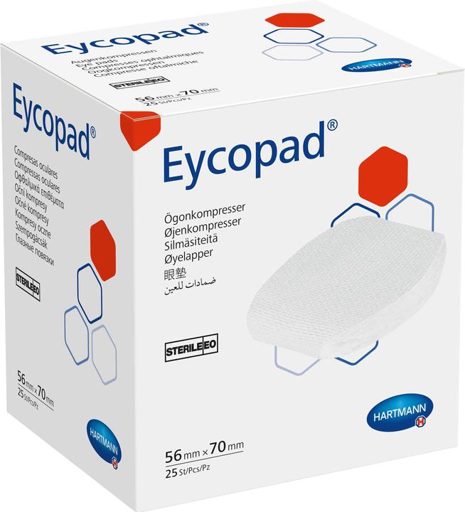 Produktbild IVF Hartmann Augenkompressen 70x56mm steril