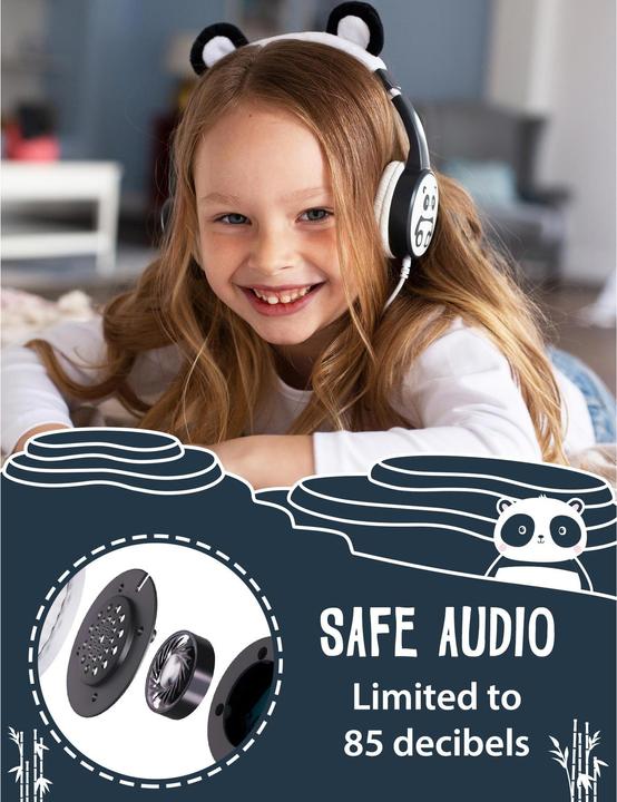 Image du produit Planet Buddies Casque d'écoute personnage Panda filaire