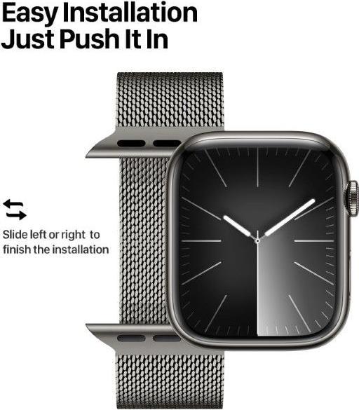 Actual product image Dux Ducis Milanese Pro Armband (41 mm, 40 mm, 38 mm, Stainless steel)