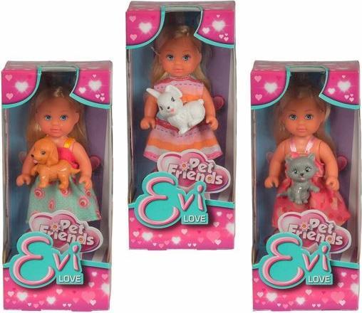 Produktbild Simba Puppe Evi Love Evi ein Haustier, 3 Arten