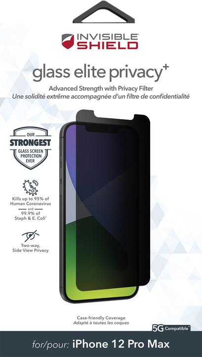 Produktbild Zagg Invisibleshield Glass Elite (1 Stück, Apple iPhone 12 Pro Max)