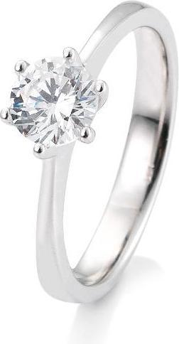 Actual product image Breuning 6 prong set 0.80-1.50 ct. (51, 750/18 K Gold)